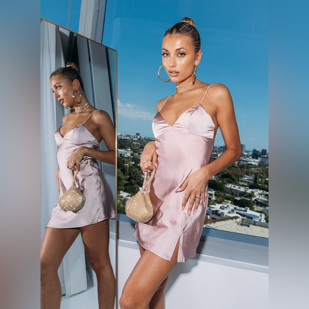 princess polly stargazing mini dress pink